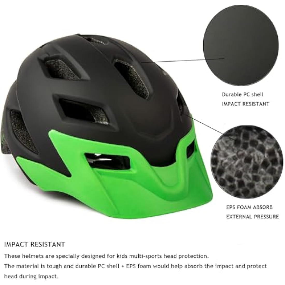 Exclusky Kids Bike Helmet | Adjustable Safety Gear for Ages 5–13