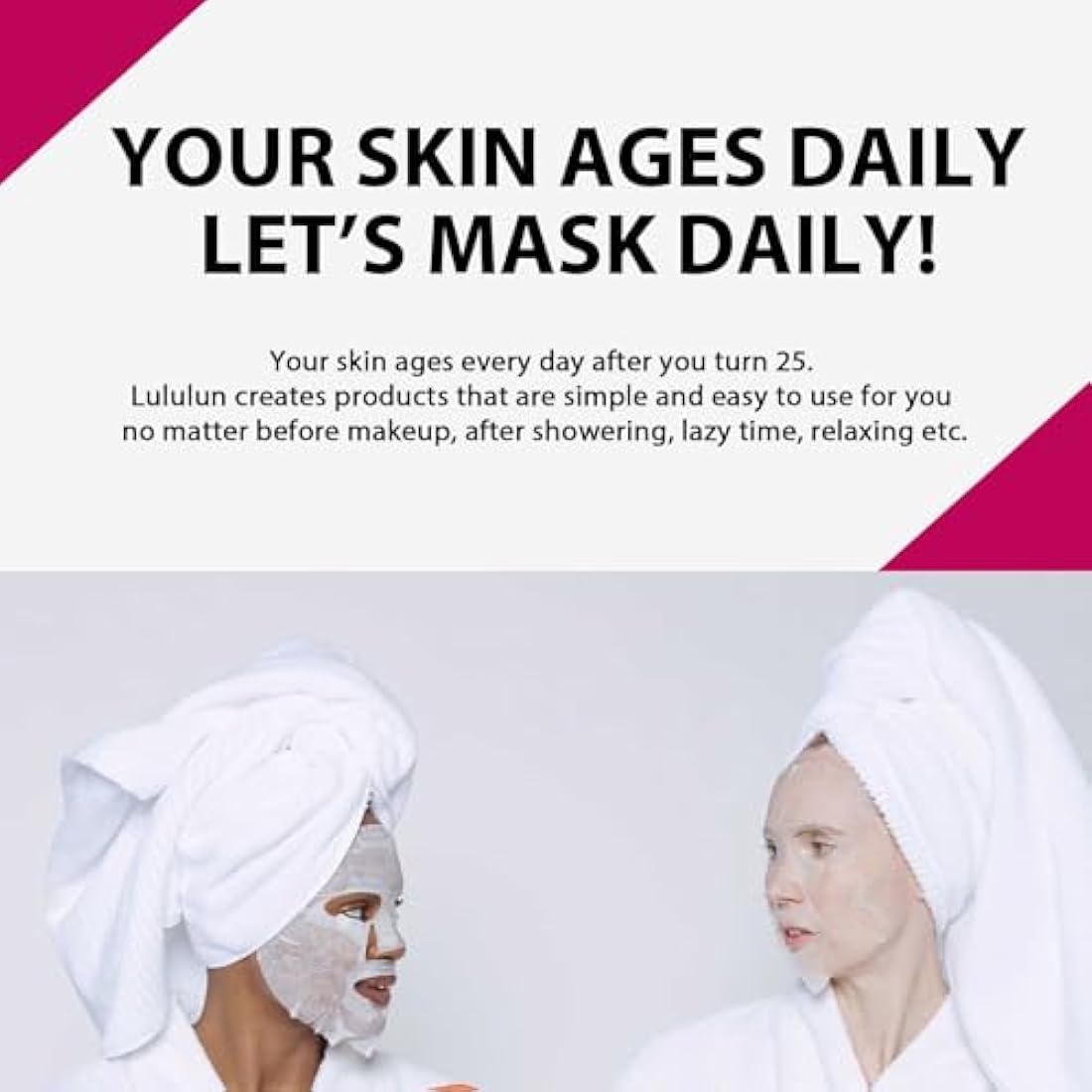 Lululun Over 45 Iris Blue S Face Mask – Anti-Aging Sheet Mask (32pcs)