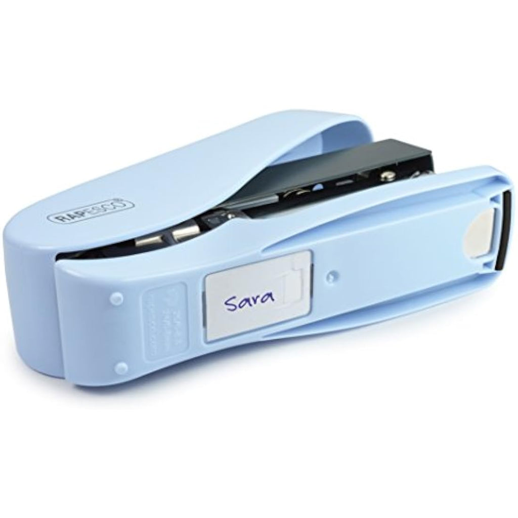 Rapesco Luna Less Effort Desktop Stapler | 50 Sheet Capacity | Powder Blue