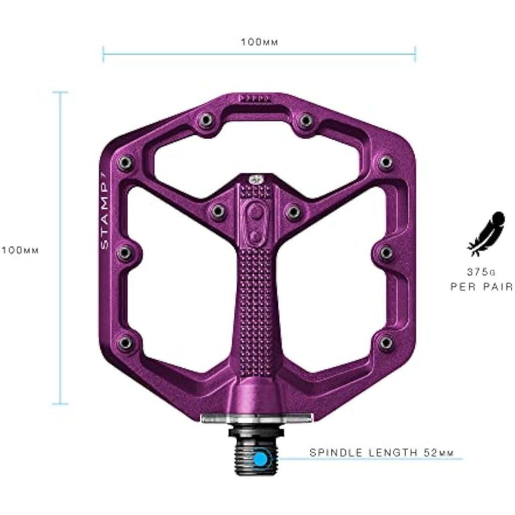 Crankbrothers Stamp Flat MTB/BMX Pedals – Large Composite Platform