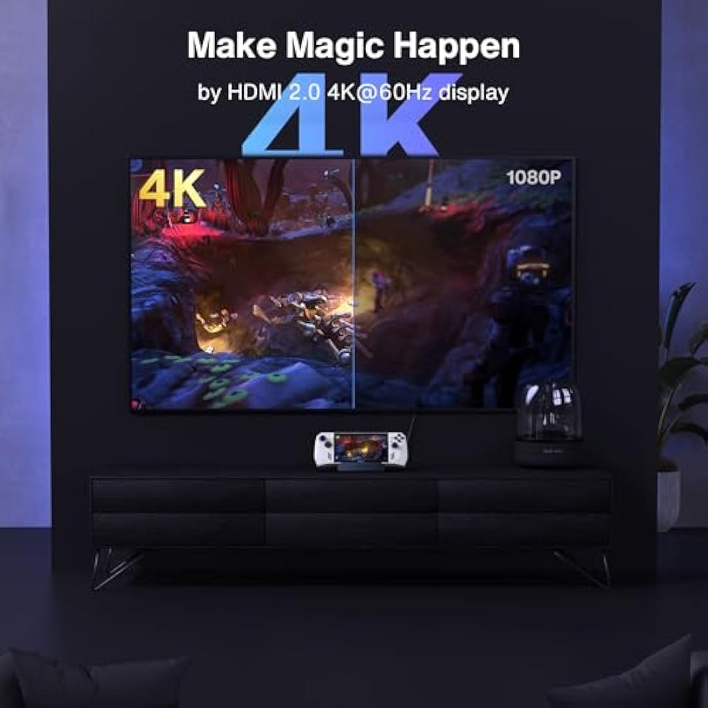 iVANKY 8-in-1 Docking Station for Steam Deck & ROG Ally | 4K@144Hz HDMI