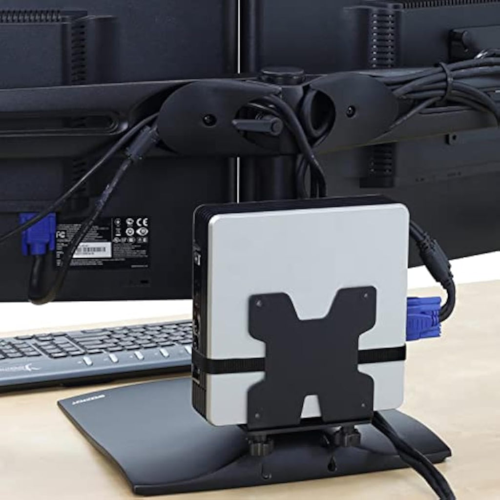 Ergotron Thin Client Mount | PC Holder & Pole Mounting Kit - Black