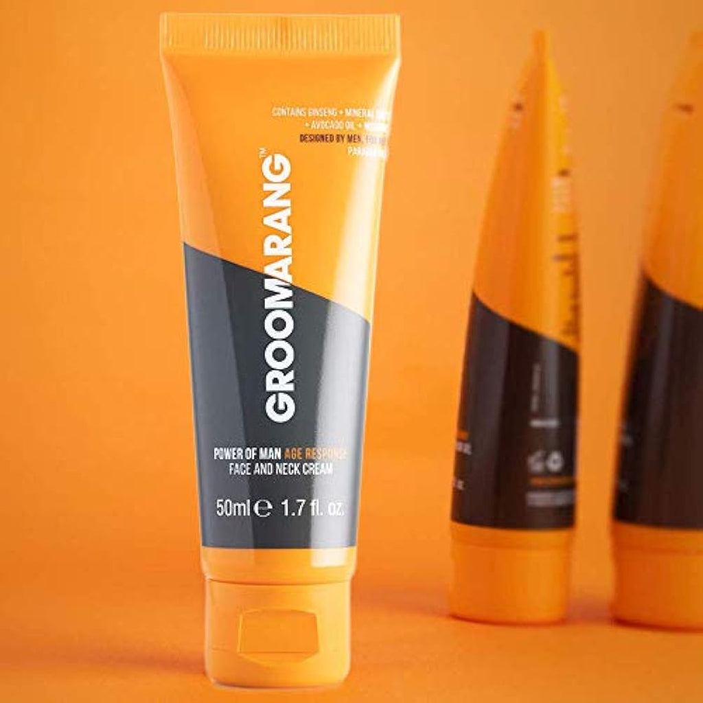 Groomarang Power of Man Toiletry Gift Set | 5-Piece Men's Grooming Kit