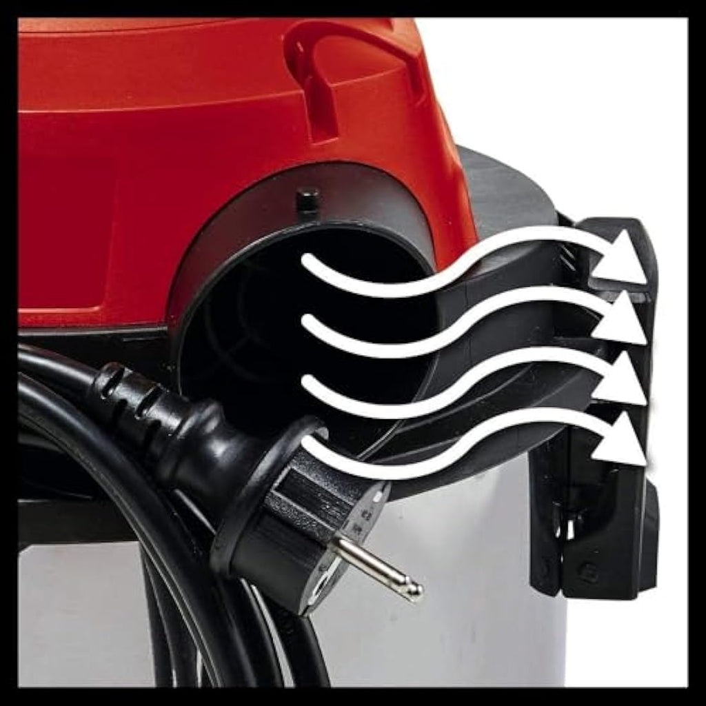 Einhell TC-VC 1820 S Wet and Dry Vacuum Cleaner | 20L Stainless Steel