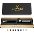 Luxury Ballpoint Pen – Black & Green with Chrome Finish