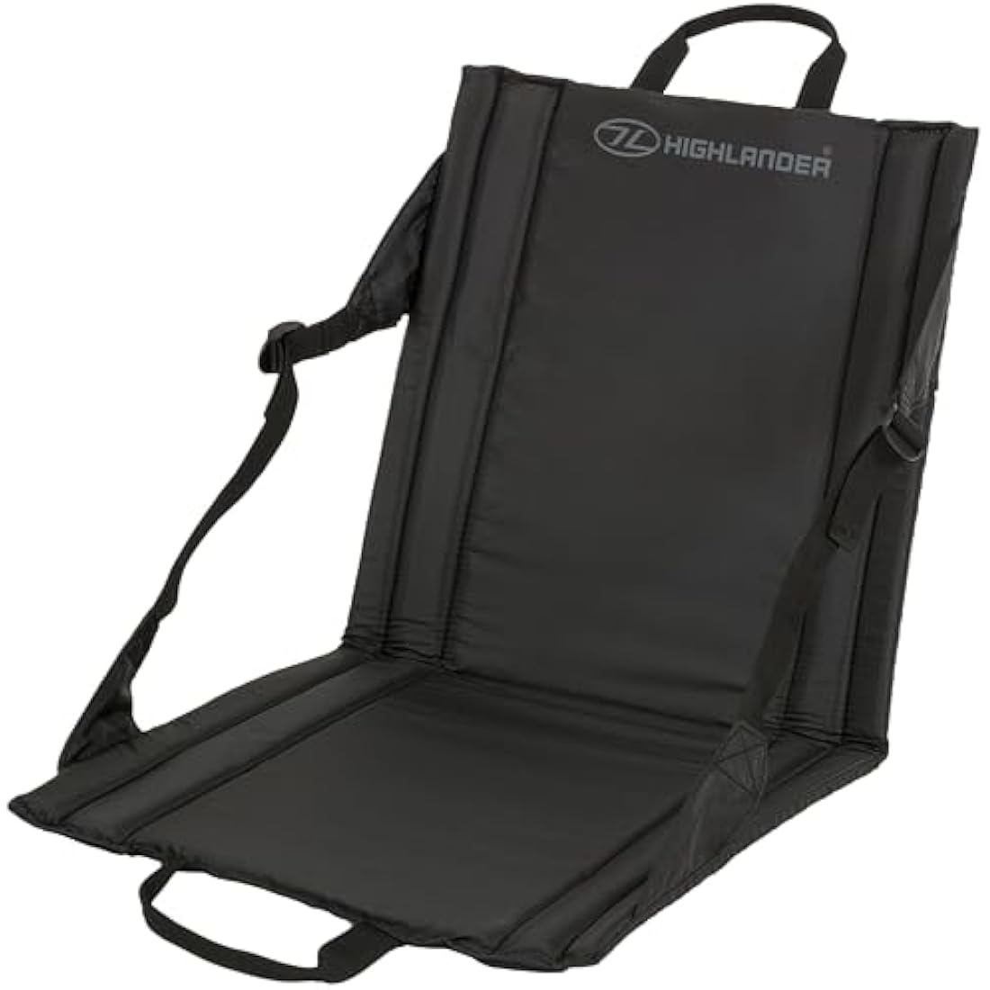 Highlander Outdoor Sit Mat – Portable Folding Stadium Seat with Back Support
