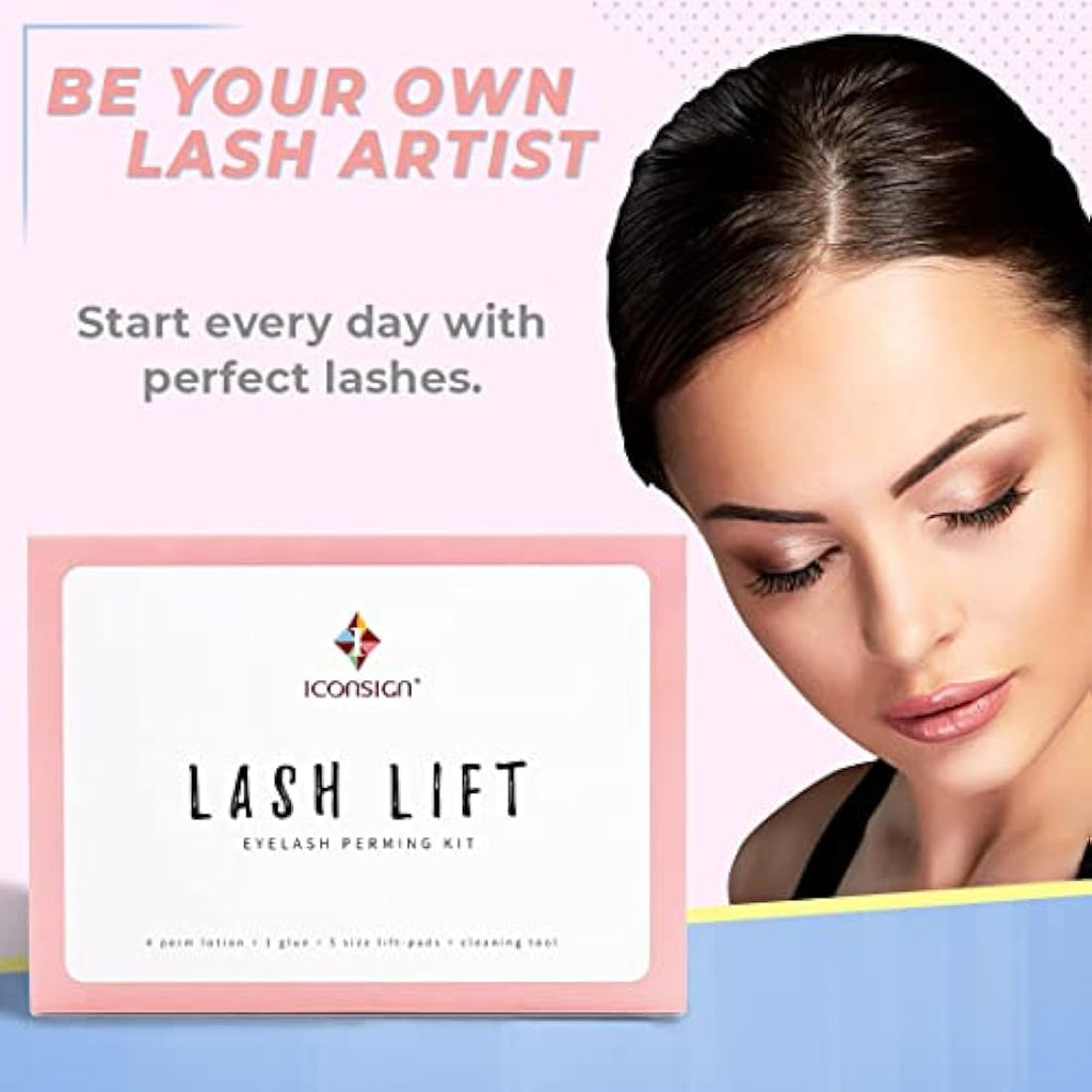 Iconsign Lash Lift Kit by  – Semi-Permanent Eyelash Perming Set