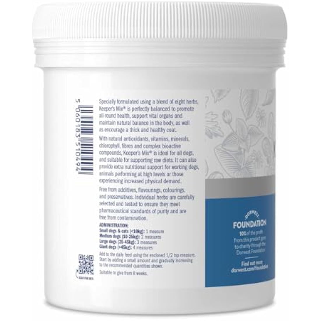Dorwest Herbs Keeper’s Mix | Natural Herbal Supplement for Pets | 500g