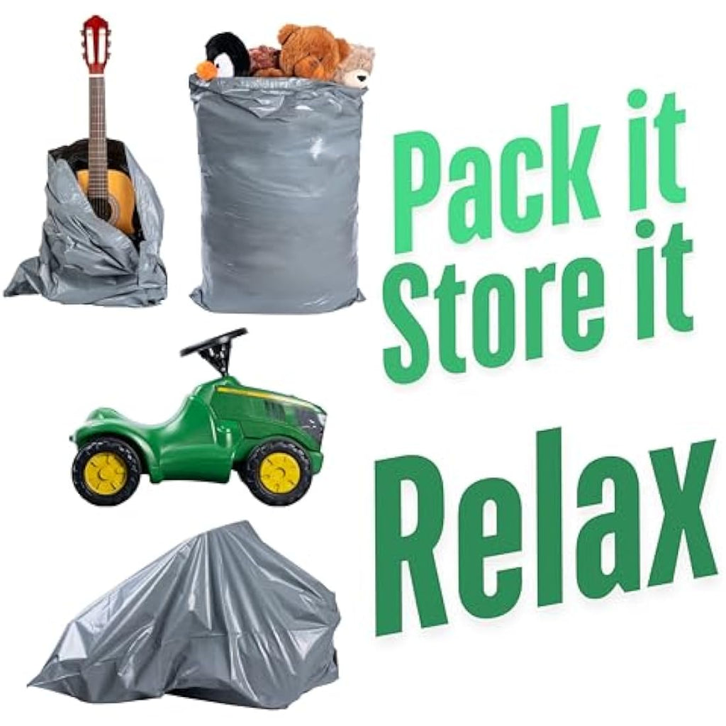 | 10 Large Grey Mailing Bags 24x36" Self-Seal Poly Mailers