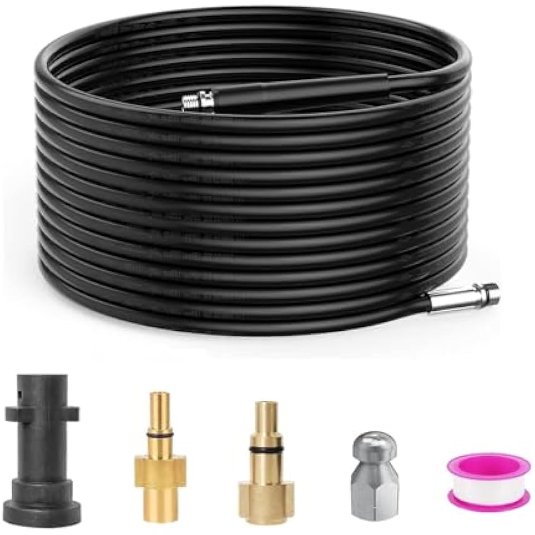 Stone Banks 15m Sewer Jetter Hose Kit for Karcher, Bosch & Lavor – 180Bar