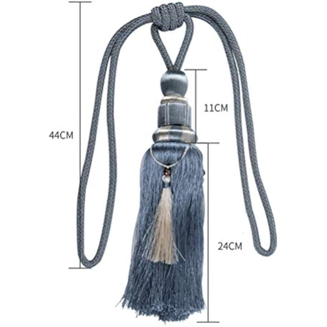 Handmade Tassel Curtain Tiebacks | 1 Pair Decorative Holdbacks