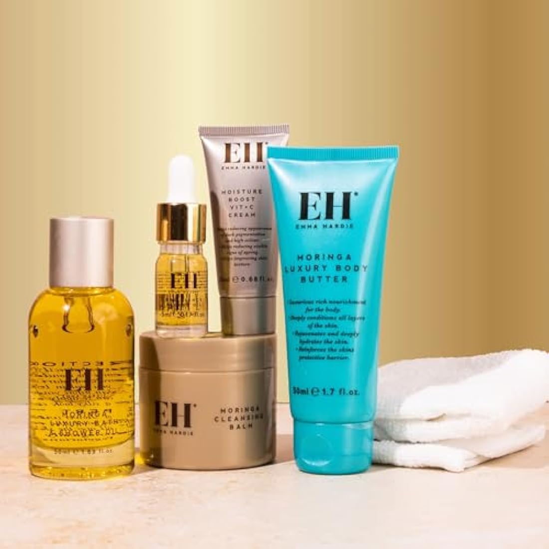 Emma Hardie Amazing Travel Kit | 5-Piece Moringa Skincare Gift Set