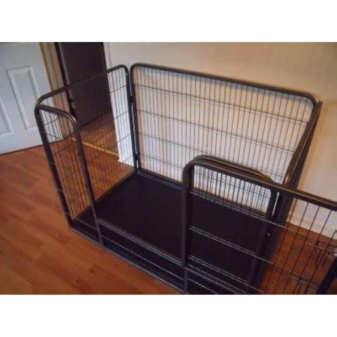 Bunny Business Heavy Duty Puppy Whelping Pen with Tray | Small Black