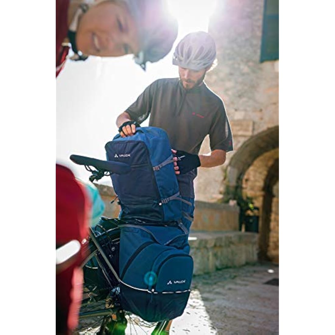 VAUDE Karakorum Rear Panniers | Eco-Friendly 3-in-1 Bike Touring Bag