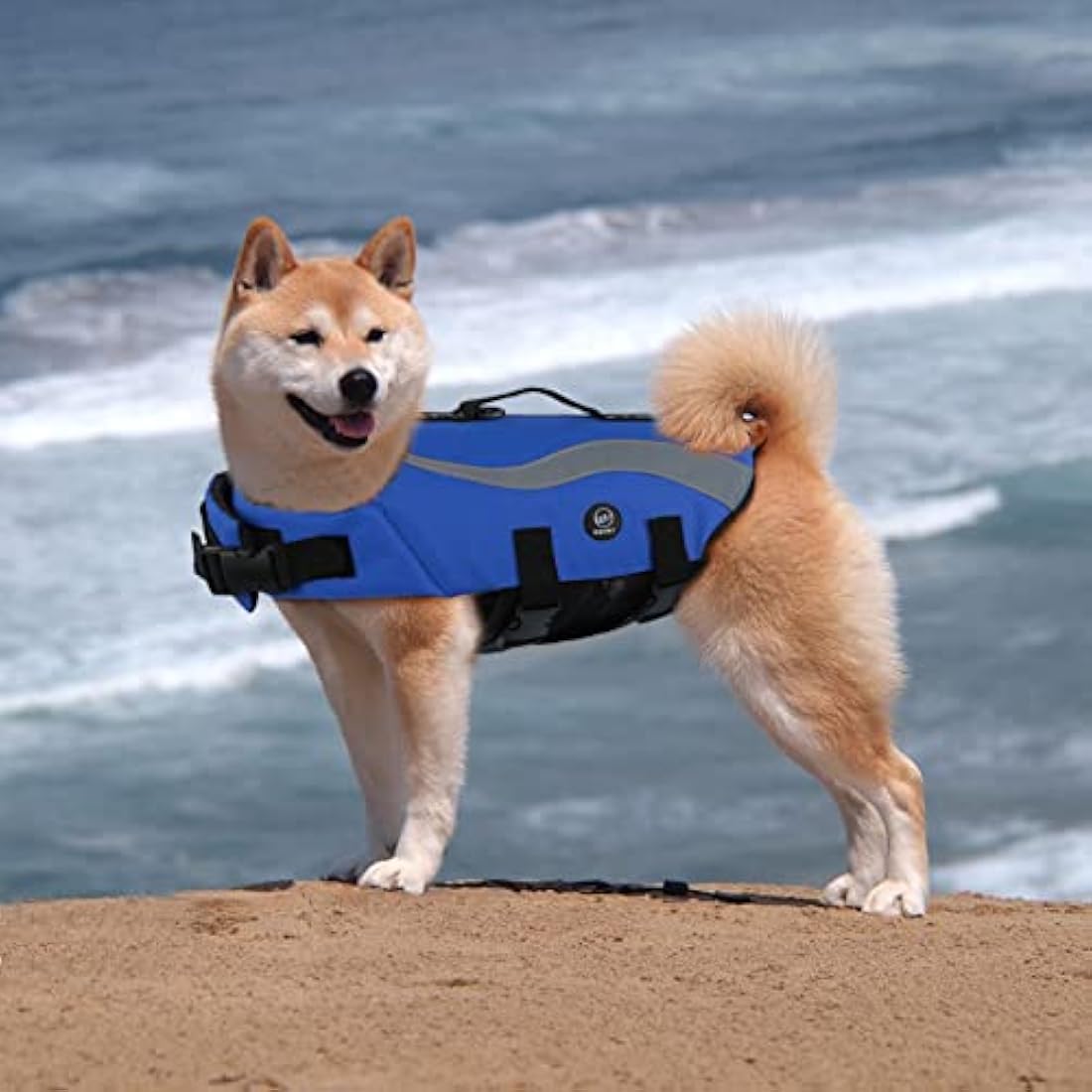EMUST Dog Life Jacket – Ripstop Flotation Vest with Rescue Handles