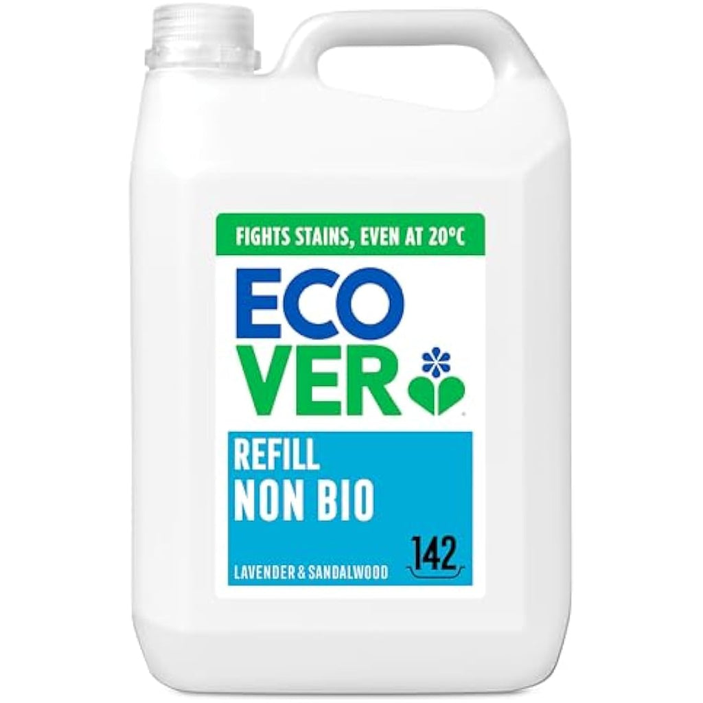 Ecover Non-Bio Laundry Detergent Refill – Lavender & Sandalwood, 5L