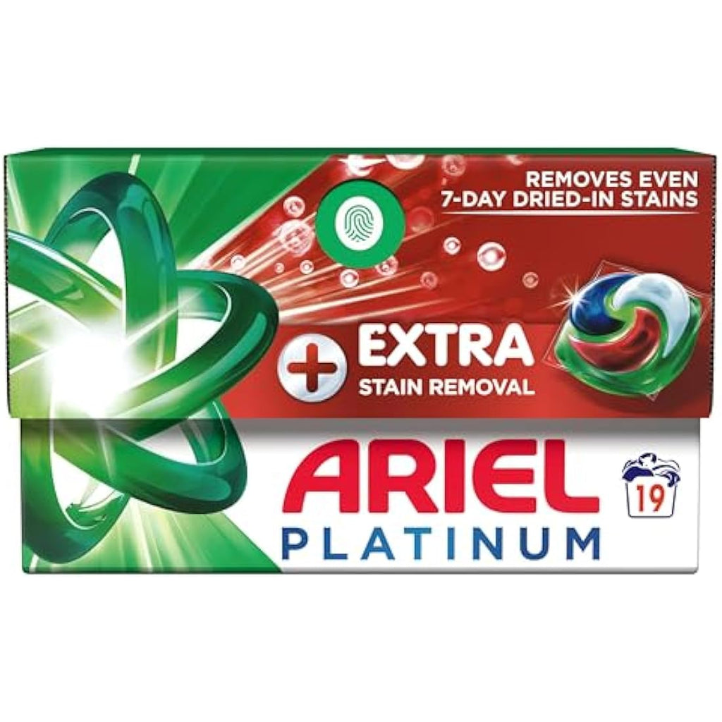 Ariel Platinum PODS Laundry Detergent Capsules - 76 Washes (4x19 Pack)