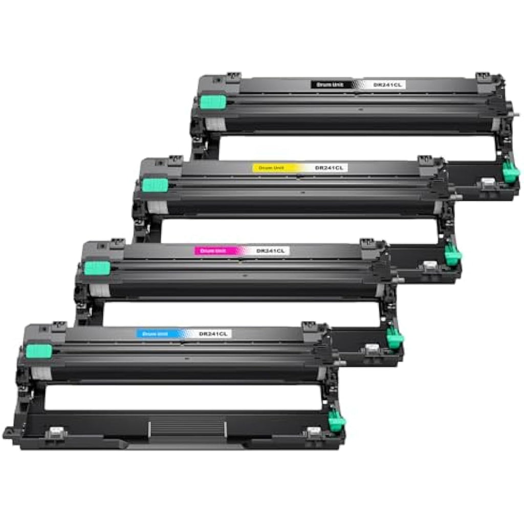 Q-image DR241 Drum Unit Replacement for Brother MFC & HL Printers | 4-Pack