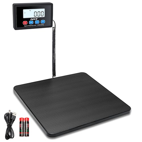 ACCT Digital Shipping Scale | 440lb Heavy Duty Postal Mail Scale
