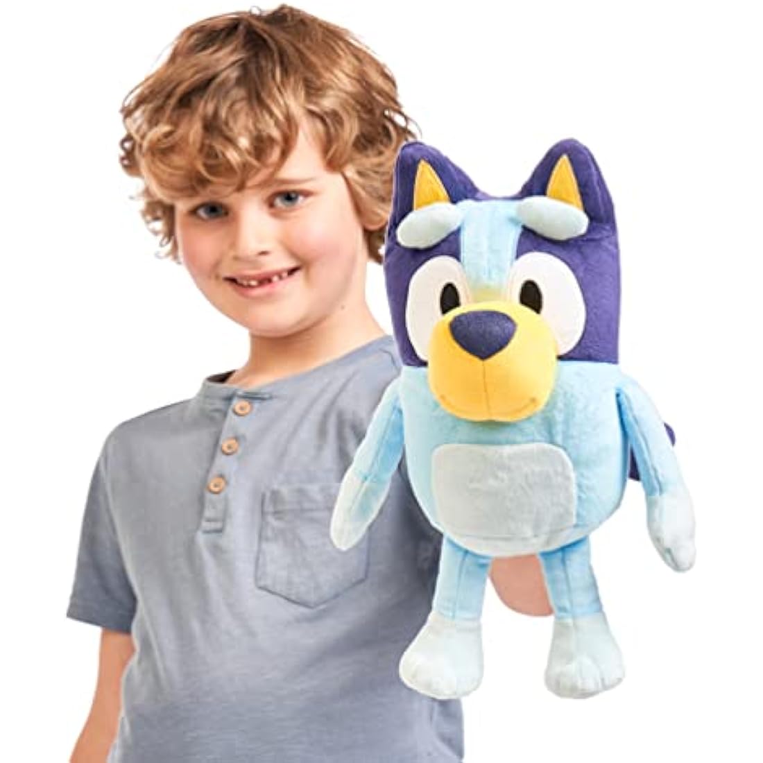 Bluey Interactive Talking Plush - 13” Soft Toy with 9 Sounds & Phrases