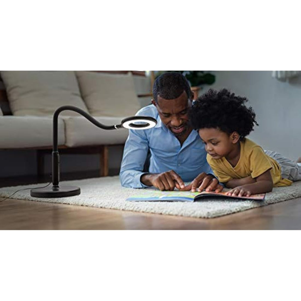 3-in-1 LED Daylight Lamp – Adjustable Floor, Desk & Clamp