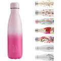 Chilly's Insulated Water Bottle – 500ml Stainless Steel – Rose Blush