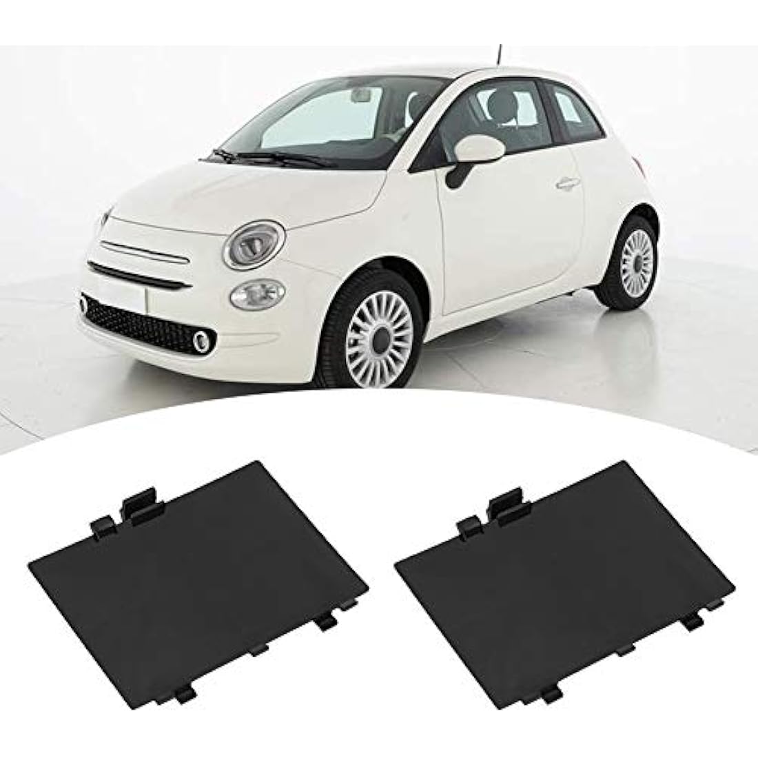 Jolof Store Fiat 500 Wheel Arch Liner Cover Panel - Front Pair