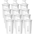 Waterdrop Replacement Filter for Brita Classic Pitchers - 12 Pack