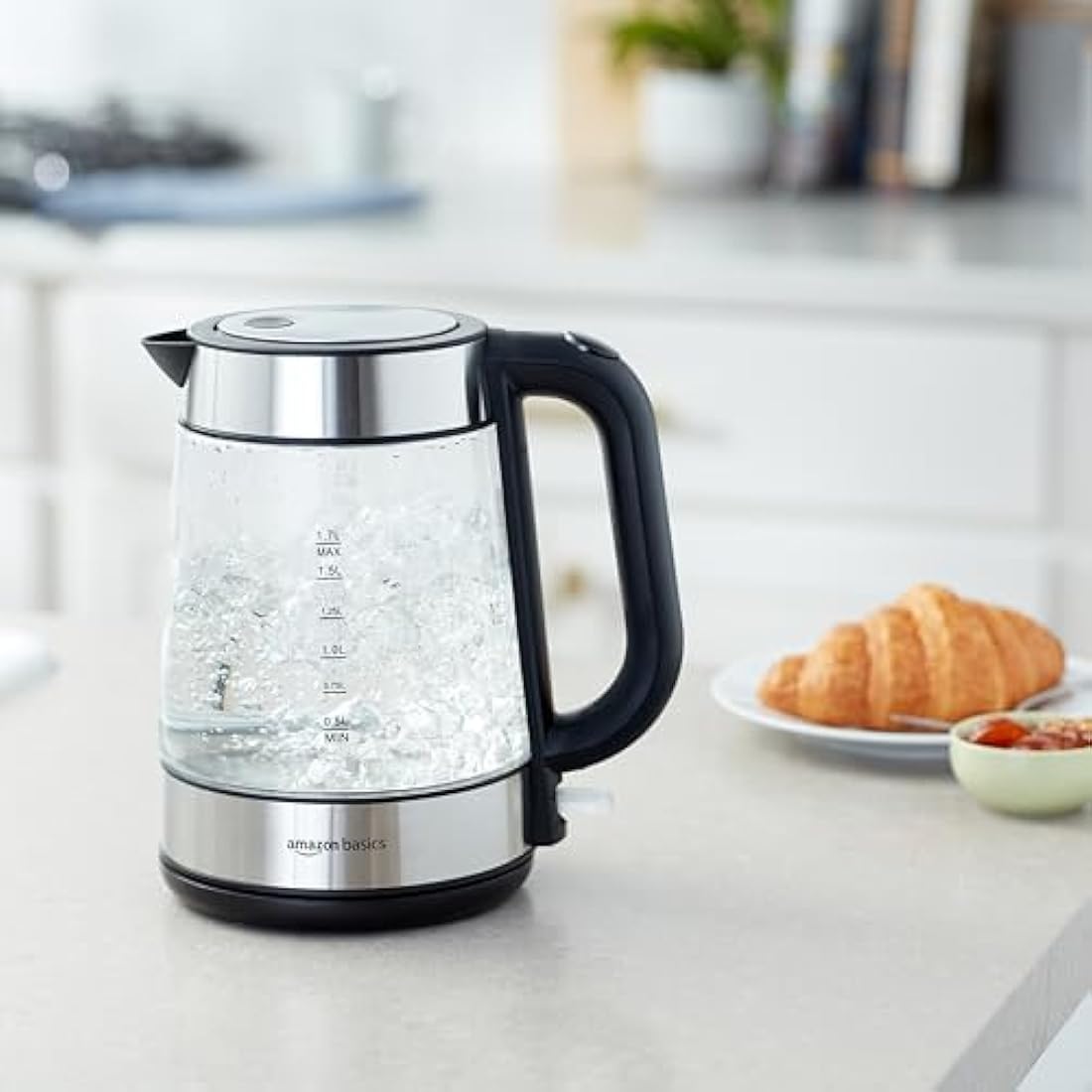 Electric Glass Kettle – 1.7L Fast Boiling Cordless Tea Pot