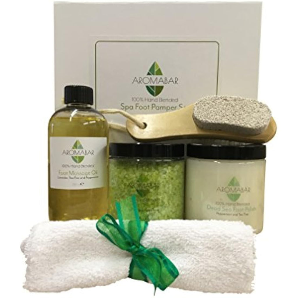 Spa Foot Pamper Kit - Peppermint & Tea Tree Pedicure Set