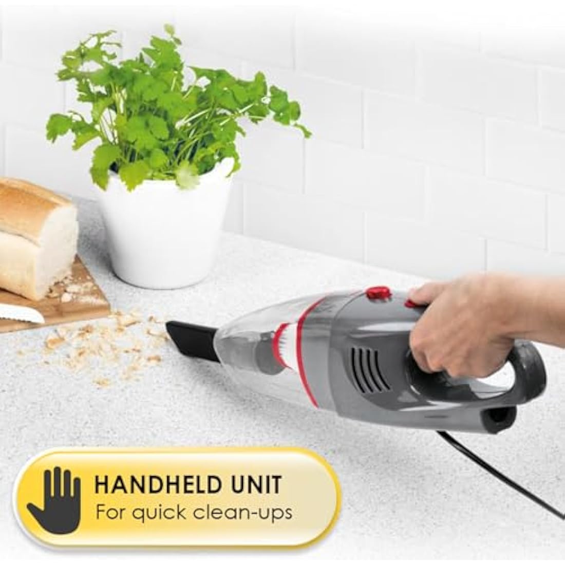 Beldray 2-in-1 Corded Stick Vacuum Cleaner – 600W Handheld with HEPA Filter