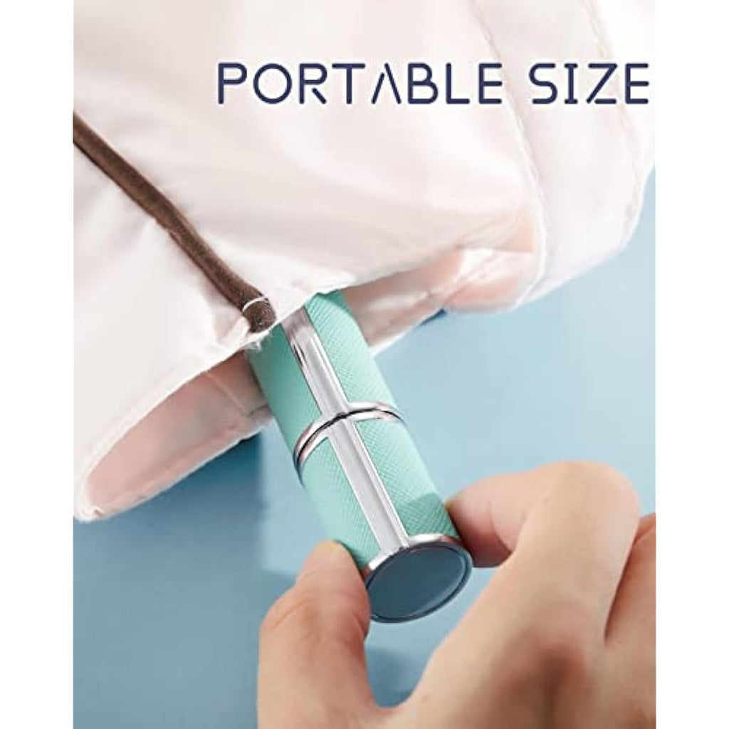 SUBORAWOS Refillable Perfume Atomiser – 5ml Leather Travel Spray Bottle