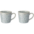Denby Halo Speckle Stoneware Coffee Mug Set of 2 – 390ml Ceramic