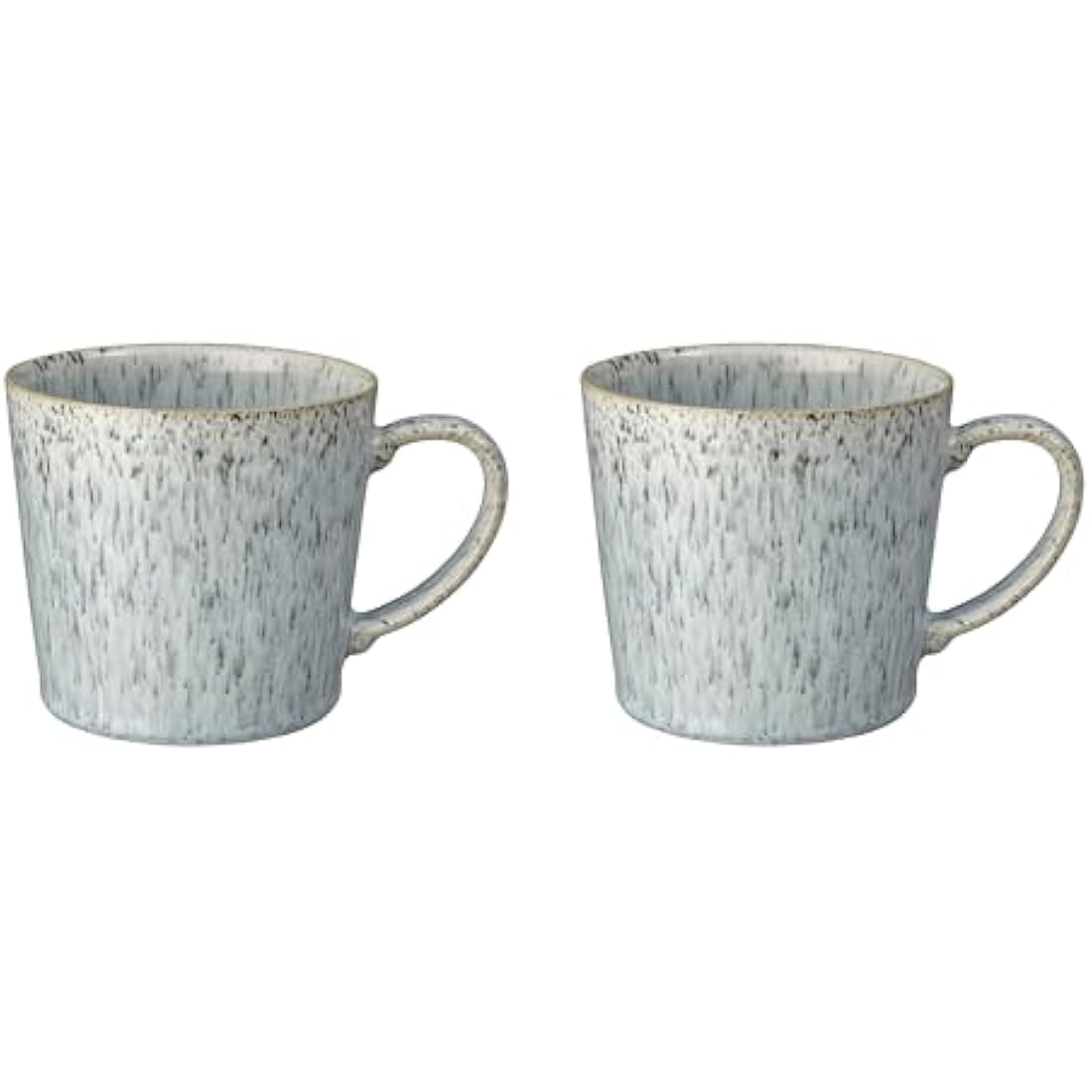 Denby Halo Speckle Stoneware Coffee Mug Set of 2 – 390ml Ceramic