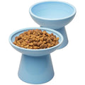 CEEFU Elevated Ceramic Cat Bowls – Wide Whisker-Friendly Food & Water Set
