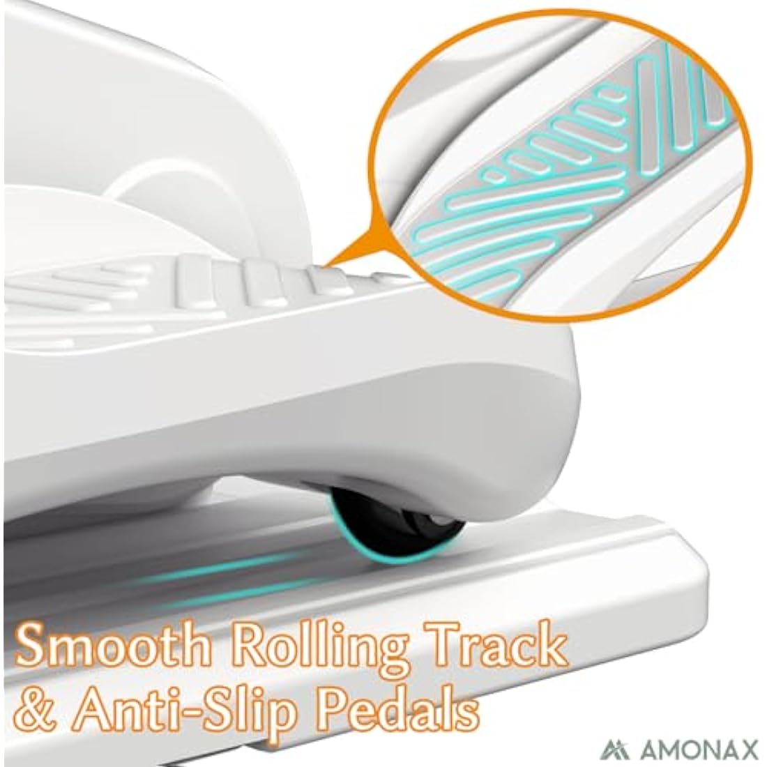 Amonax Electric Seated Pedal Exerciser – Under Desk Elliptical Machine