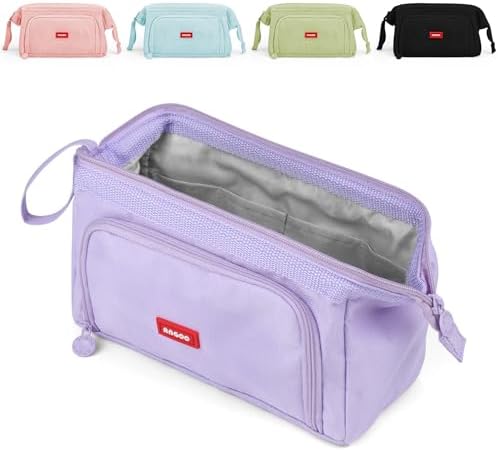 Mamowla Large Pencil Case | Durable Stationery Pouch for School