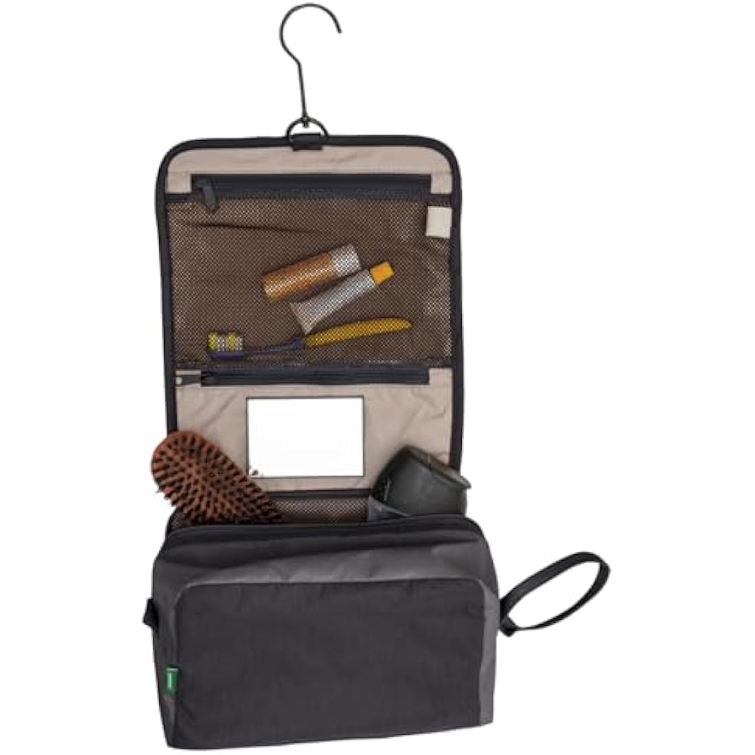 VAUDE Unisex Hanging Wash Bag L | Large Travel Toiletry Organizer