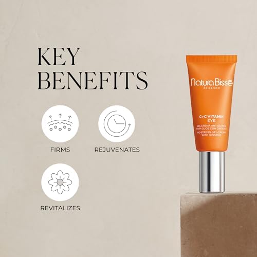 Natura Bissé C+C Vitamin Eye Gel-Cream | Firming & Brightening, 0.5 Oz