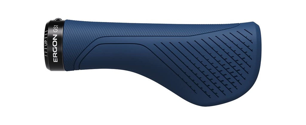 Ergon GS1 Evo Ergonomic Bicycle Grips – Midnight Blue, Small