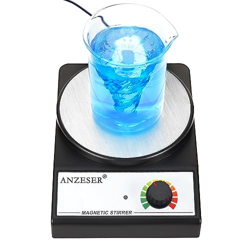 ANZESER Magnetic Stirrer | 3500 RPM Aluminum Mixer | 3000mL Capacity