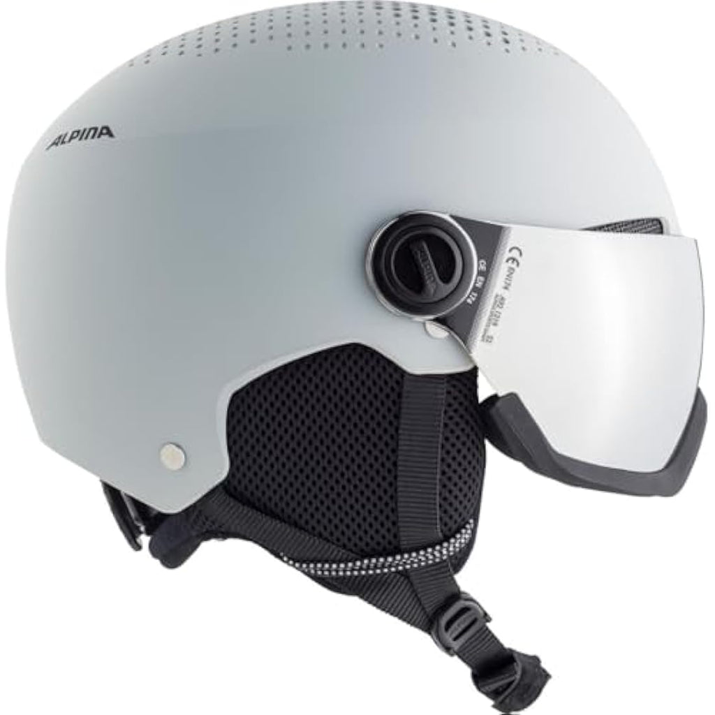 Alpina Unisex Ski Helmet | Vented Hard Shell with Neck Warmer