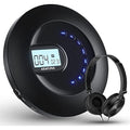 ARAFUNA Portable CD Player – Rechargeable HIFI Audio with Anti-Skip & AUX