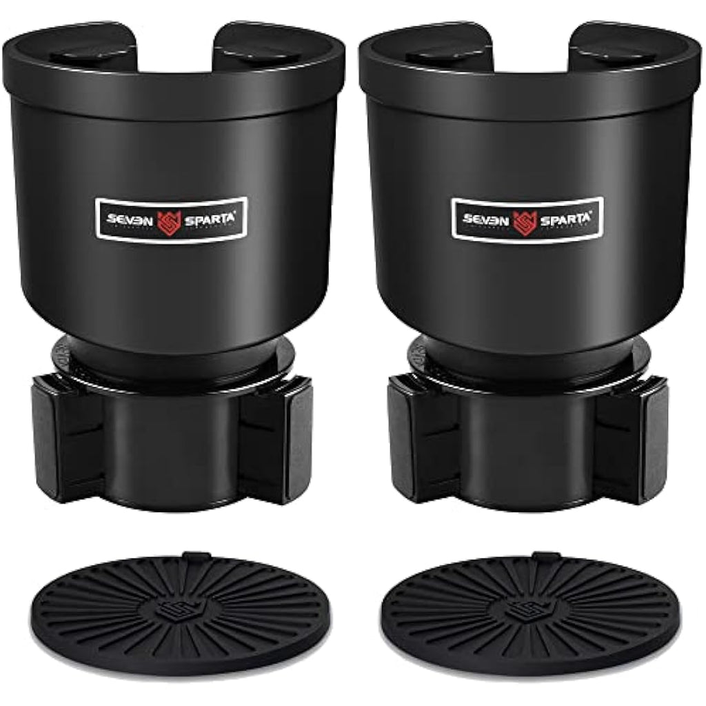 Seven Sparta Car Cup Holder Expander with Offset Adjustable Base