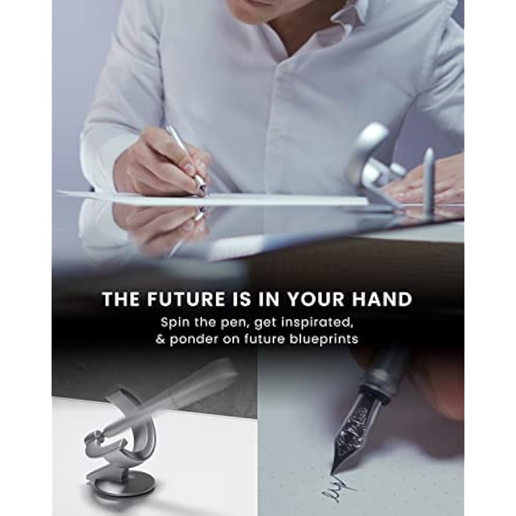 Novium Hoverpen Future Edition - Luxury Fountain Pen in Deep Black