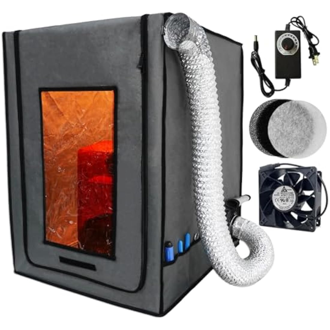 Resin 3D Printer Enclosure with Ventilation Fan & Filter