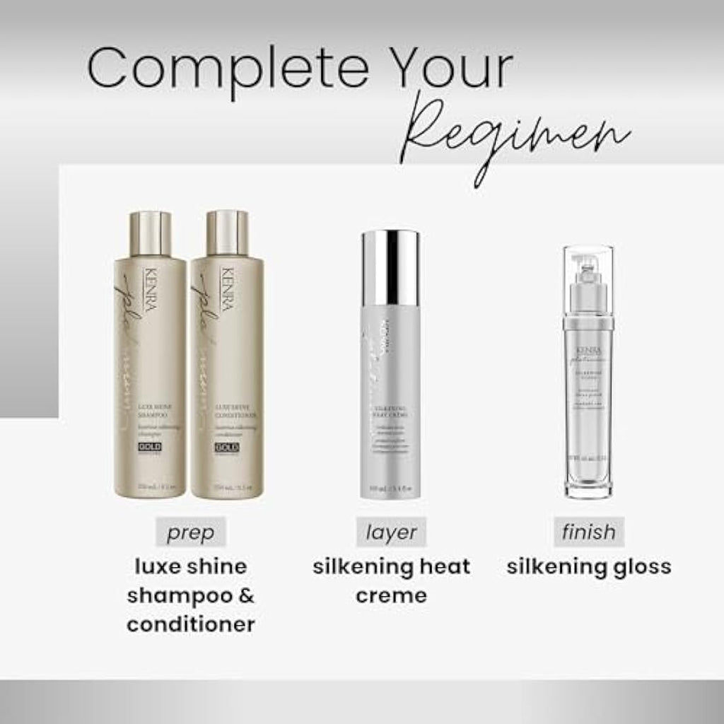 Kenra Platinum Silkening Gloss – Anti-Humidity Hair Serum - 2.2 oz