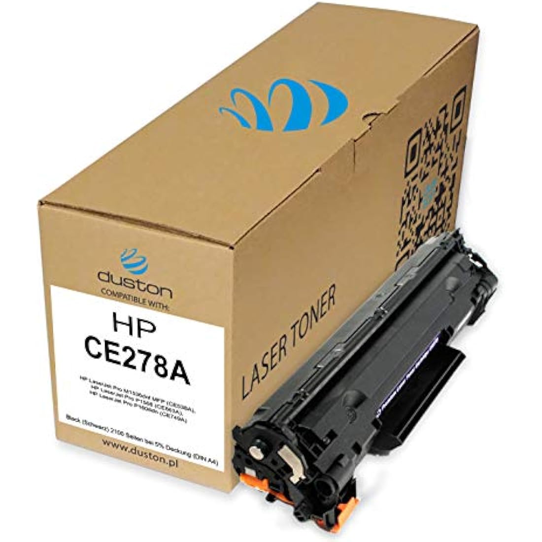 Duston 3-Pack CE278A 78A Black Toner for HP LaserJet Pro M1536dnf P1606dn