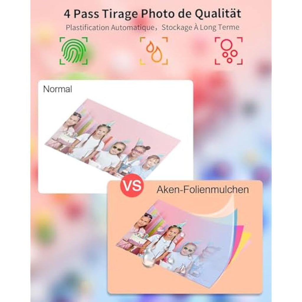 Jolof Store KP-108IN Photo Paper & Ink for Canon Selphy CP1300 - 216 Sheets