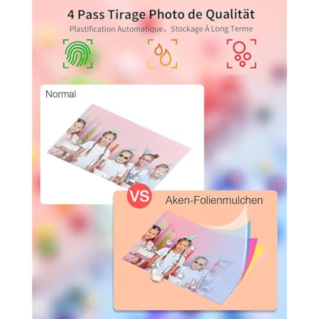 Jolof Store KP-108IN Photo Paper & Ink for Canon Selphy CP1300 - 216 Sheets